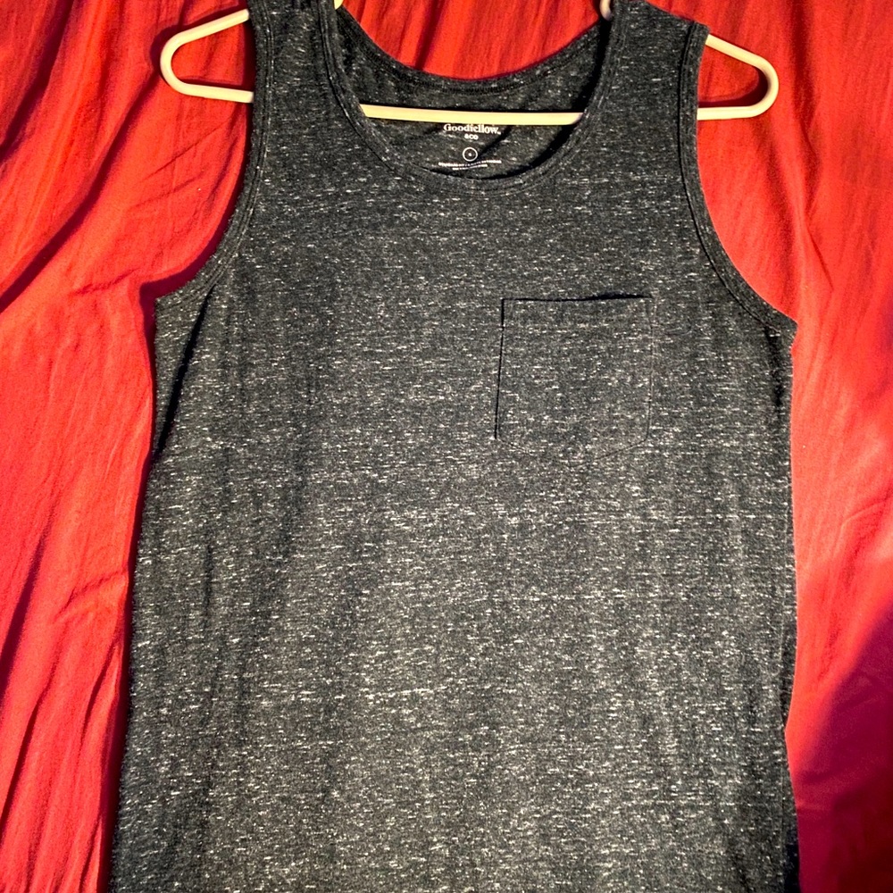 Black Tank top with pocket size small